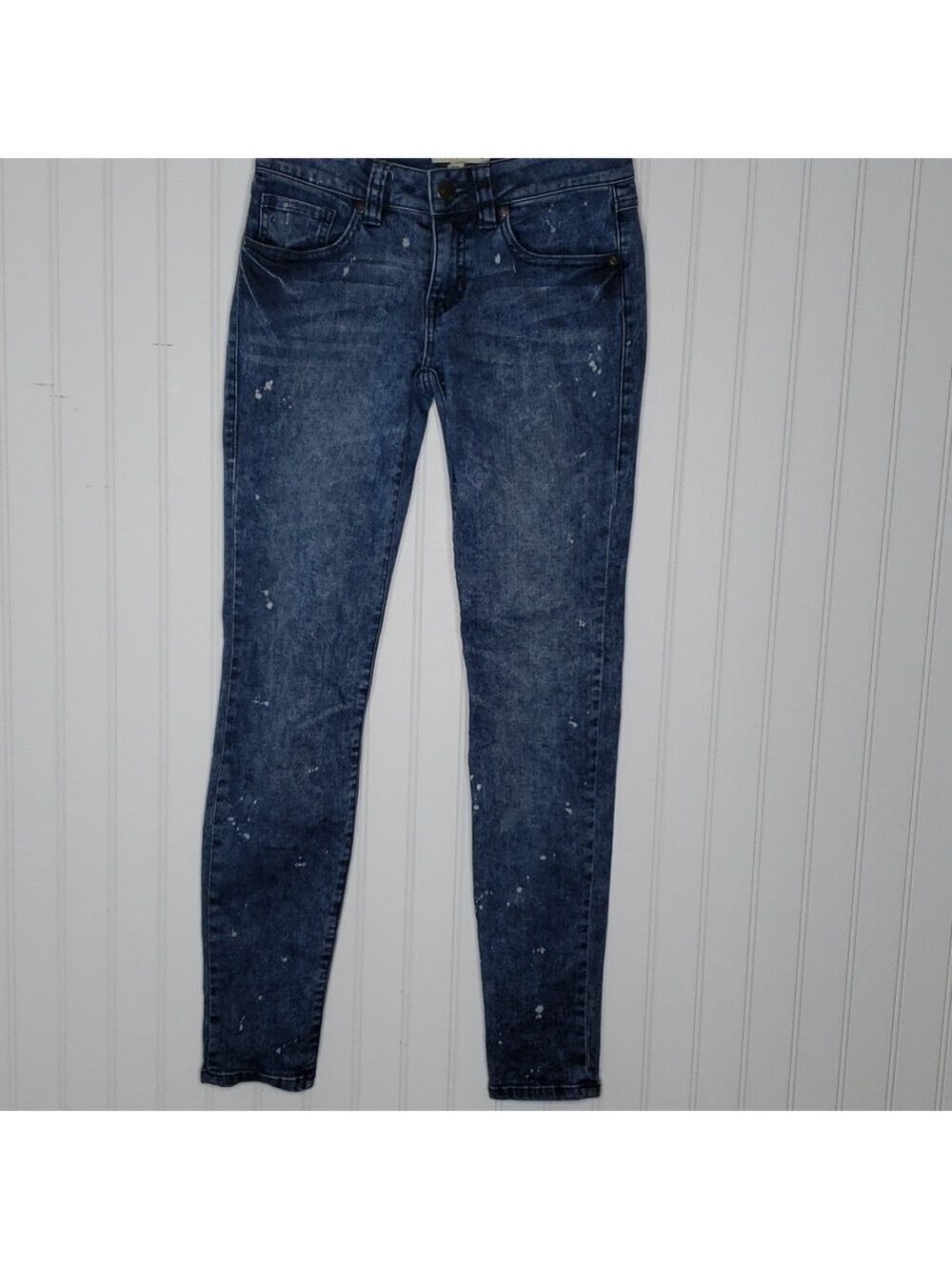 Cabi Constellation Paint Splatter Skinny Jeans Stretch Size 0